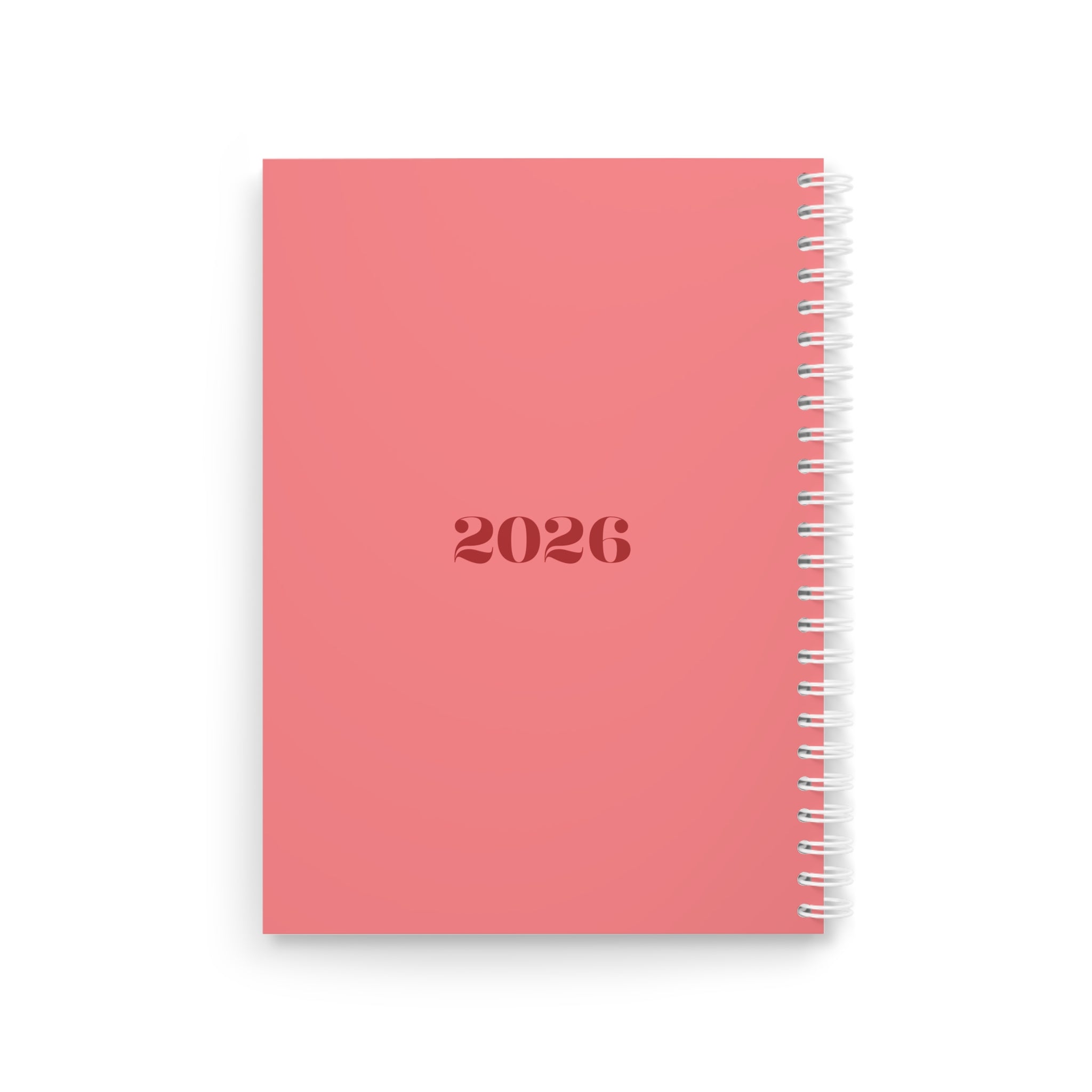 2026 Pink 'My Journal' Spiral Notebook – Floral Kissed Planner & Diary