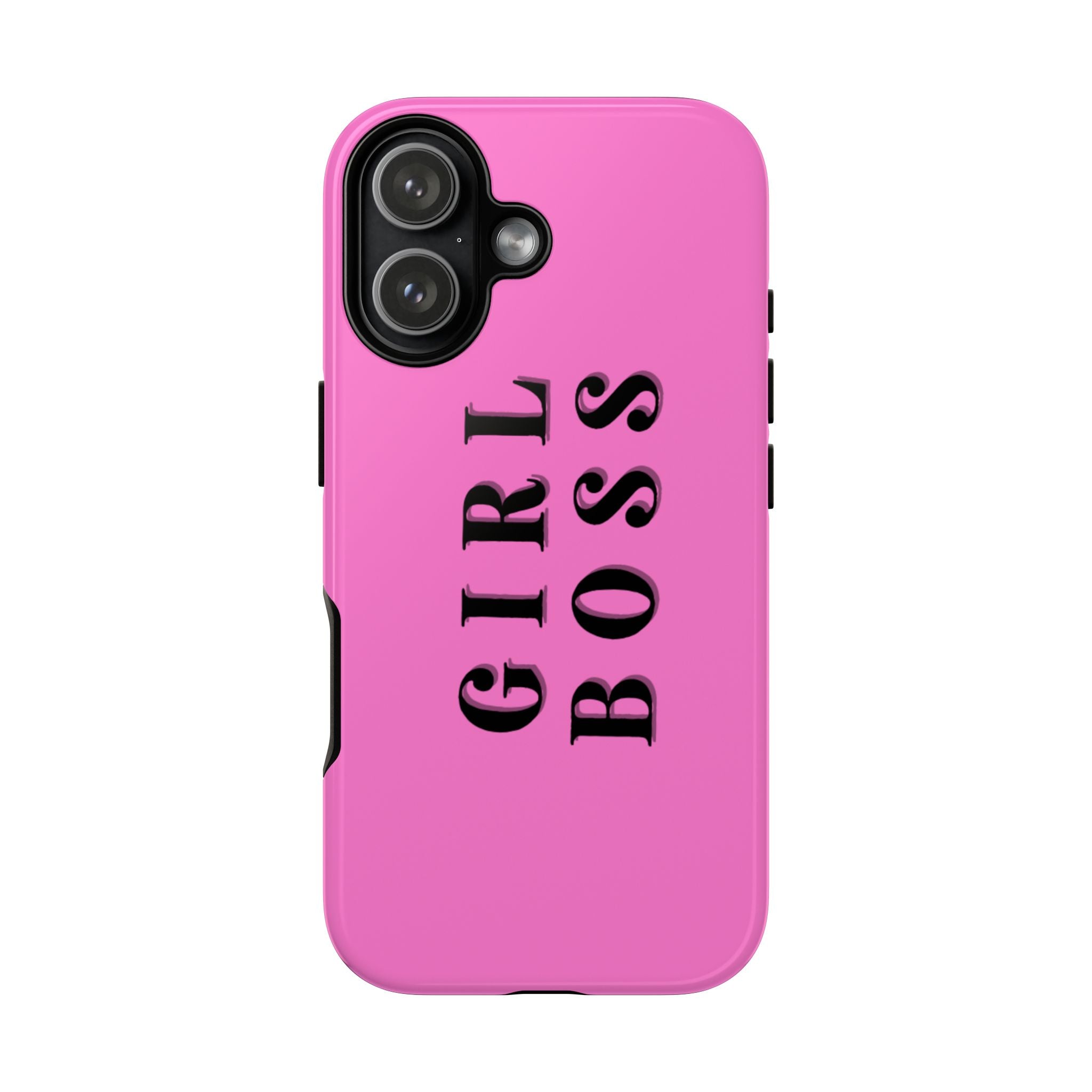Phone Case — 'GIRL BOSS' Pink Tough Protective Case