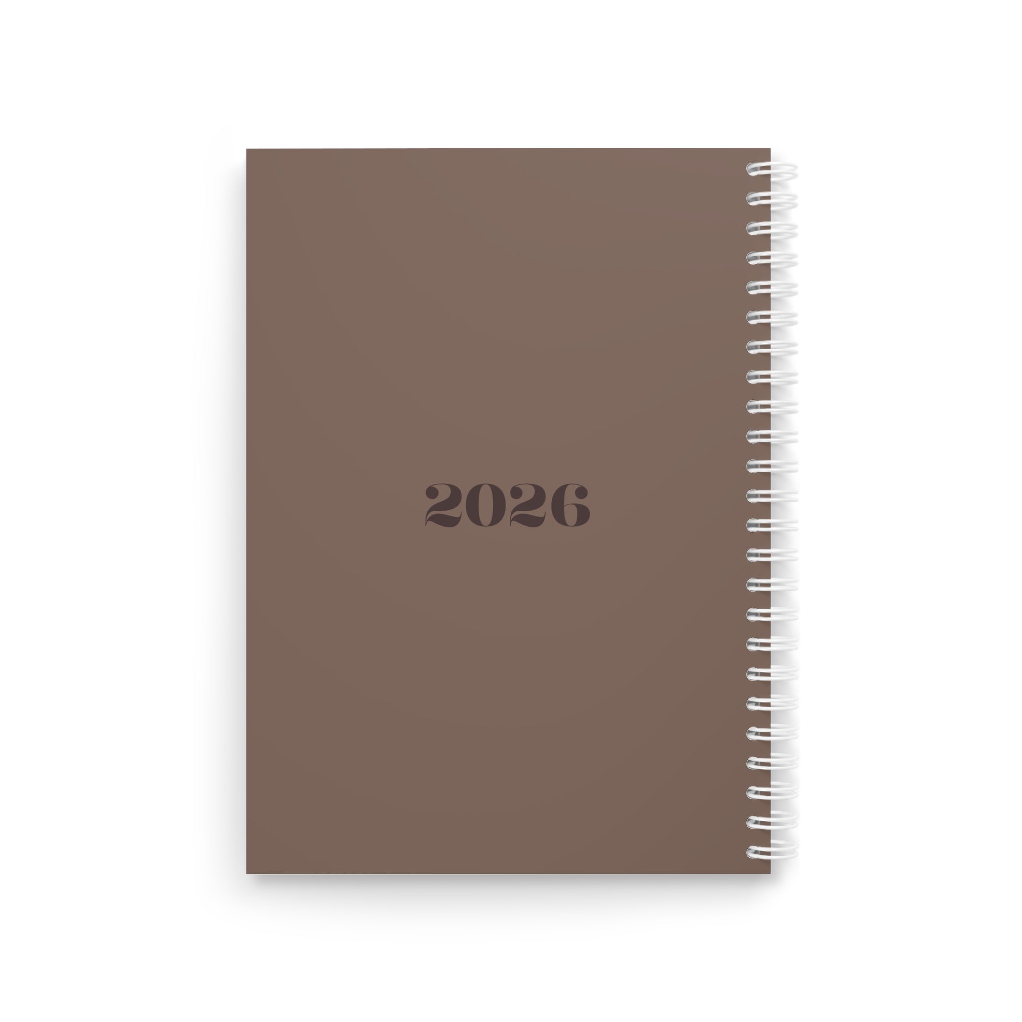 2026 Owl Journal Spiral Notebook — Cute Brown Owl My Journal Planner