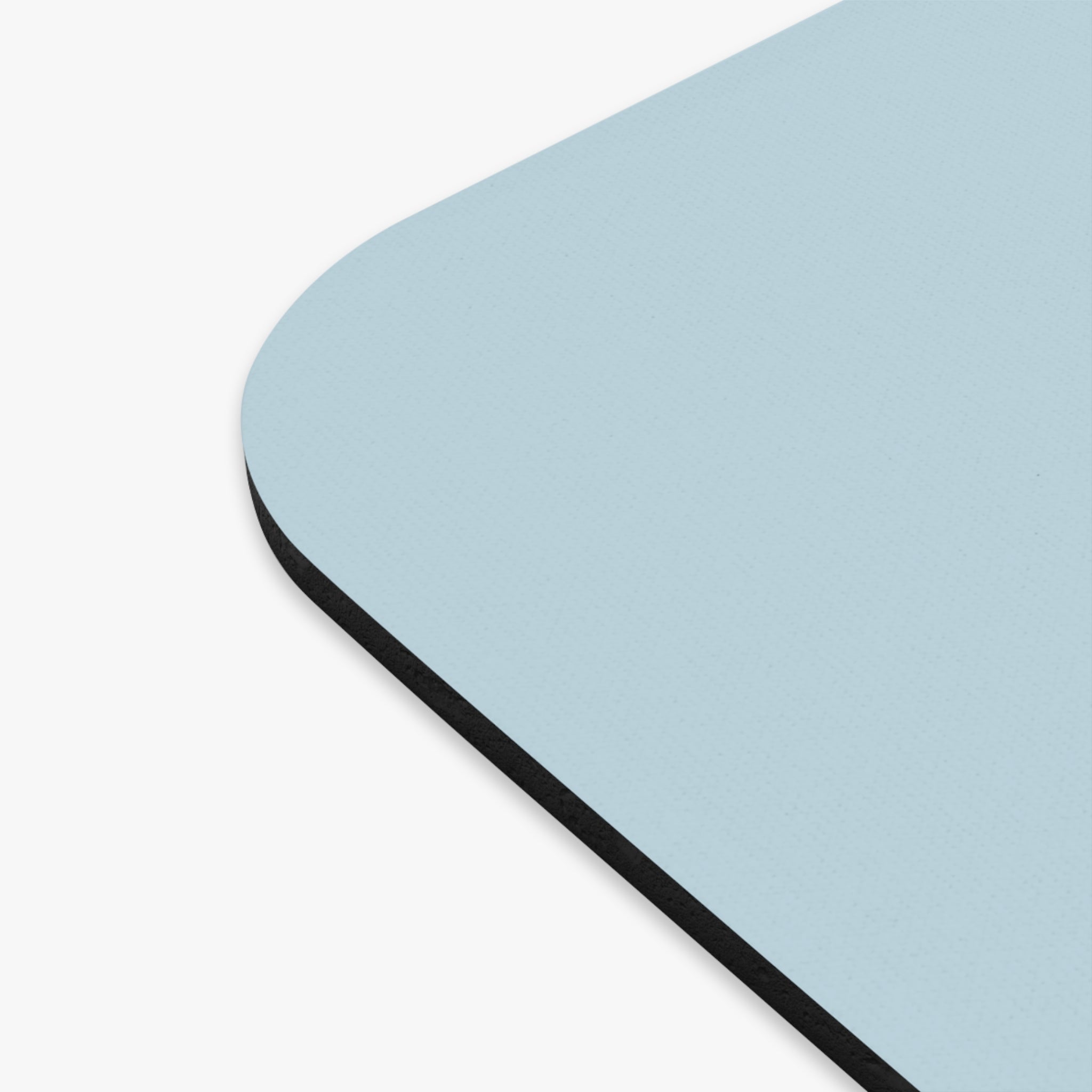 Blue Floral Trail Rectangle Mouse Pad – Minimal Desk Mousepad with Diagonal Rose & Star Pattern